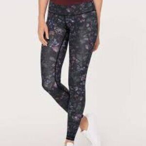 Lululemon Wunder Under Low-Rise Tight ( Full-On Luxtreme 28") Frozen Flourish 8